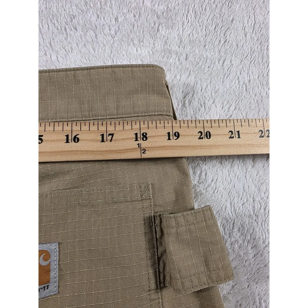 Carhartt Work‎ Shorts Mens 38x9 Utility Relaxed Fit Force Ripstop Tan